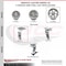 Service Caster 6'' V-Groove Semi Steel Wheel Rigid Caster with Bronze Bearing SCC-20R620-VGBZ - alternate 4